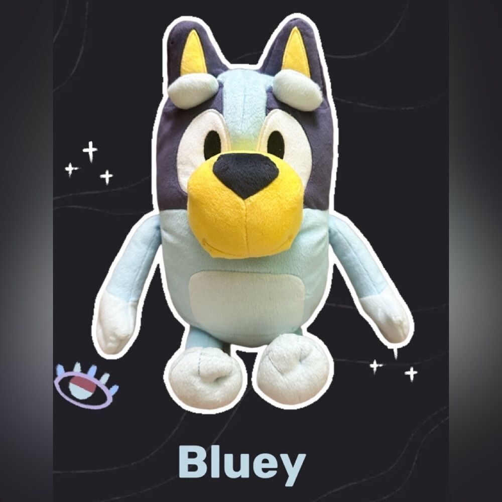Bluey Sound effects talking stuffed interactive toy 12”